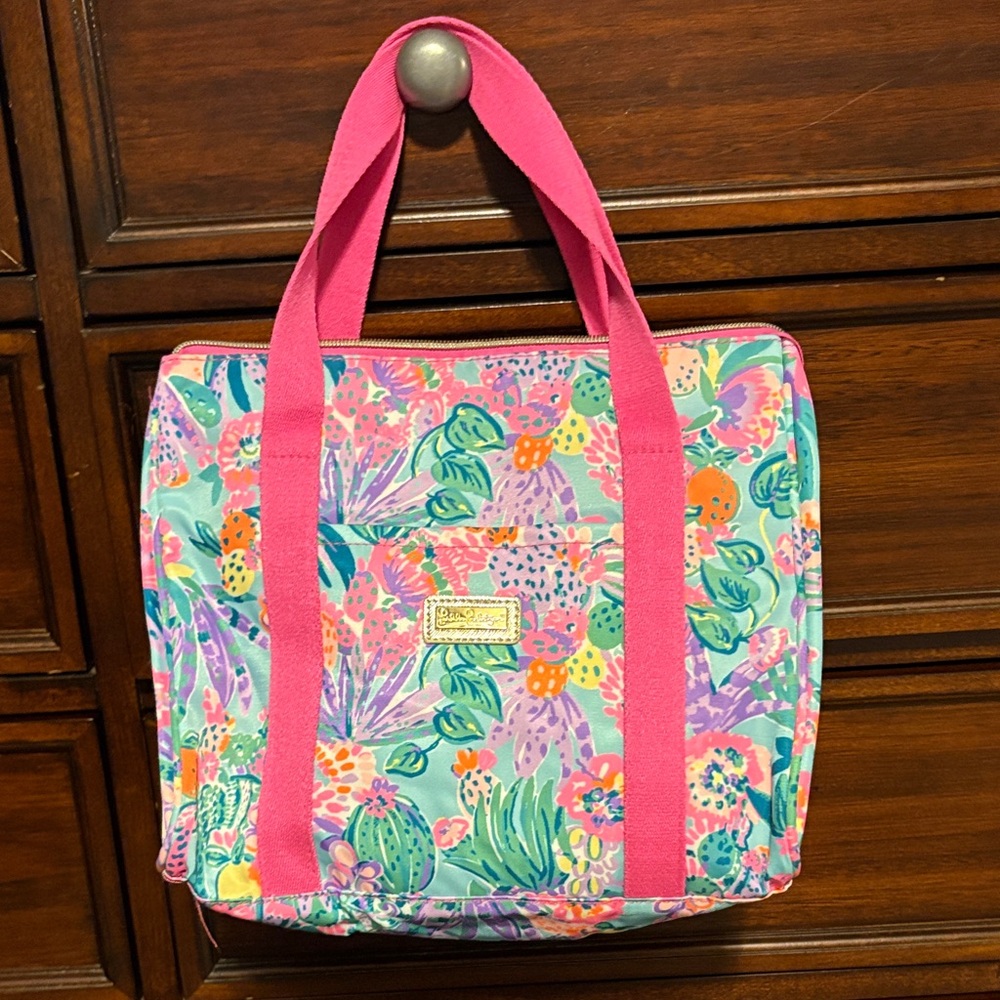 Lilly Pulitzer Vibrant Floral Lunch Cooler Bag - Picture 1 of 3